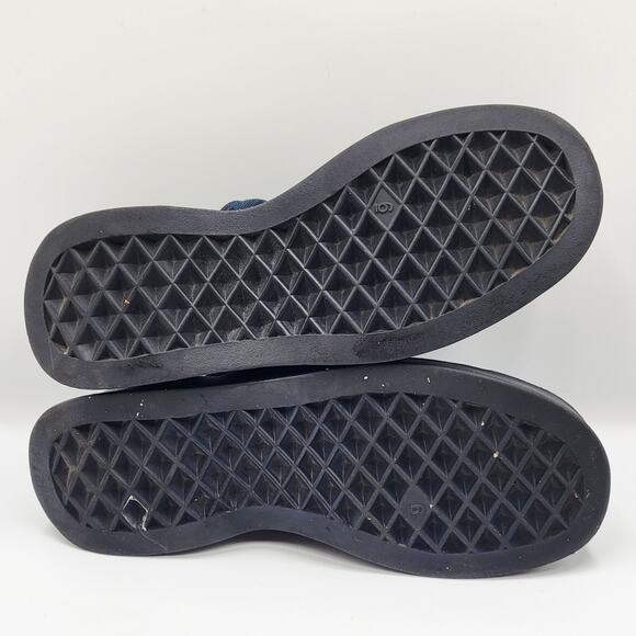 Y2K What’s What by Aerosoles Dark Blue and Black Platform Slip On Mules Women 6M - Picture 8 of 12